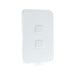 Clipsal Iconic 2 Gang Complete Switch Extra White