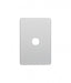 Flat Cat Switch Plate Vertical (1 Gang) White