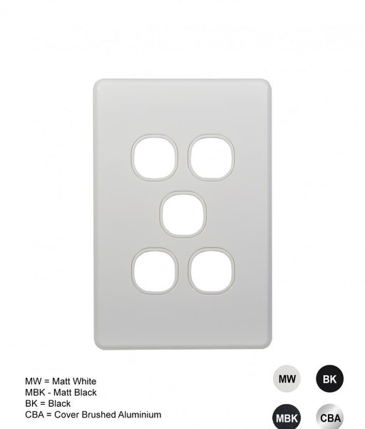 Flat Cat 5G Grid and Plate Matt White