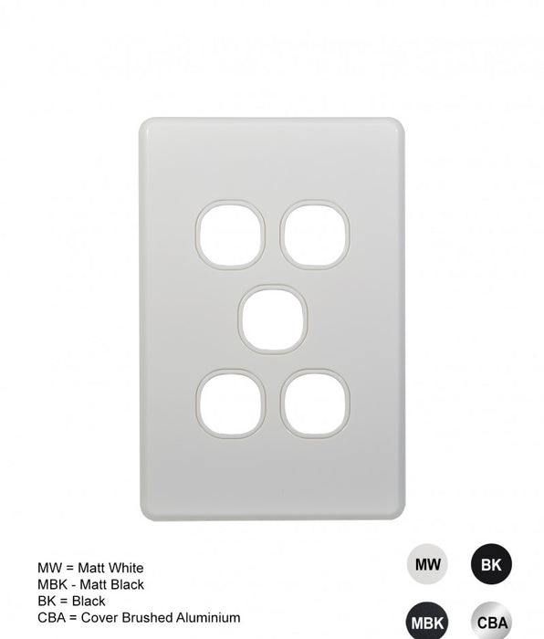 Flat Cat 5G Grid and Plate Matt White