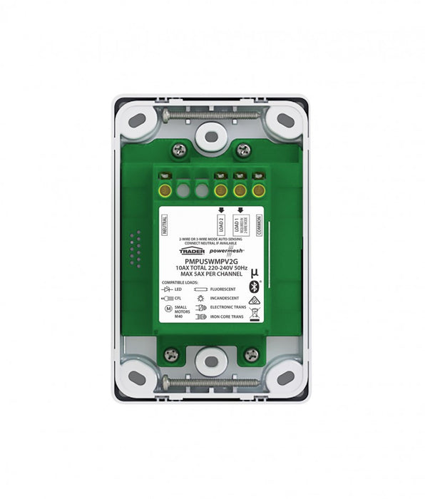 Powermesh 2 Button Multi Purpose Switch Horizontal