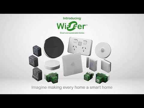 Clipsal Iconic Wiser Push Button Switch 2a Zigbee