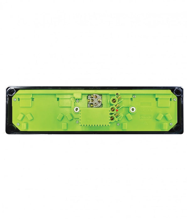 Puma Fully Integrated Quad Powerpoint With 4 USB Ports A+C & Extra Switch Rear view black