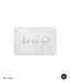 Senoa Simple Horizontal 3 Gang Switch