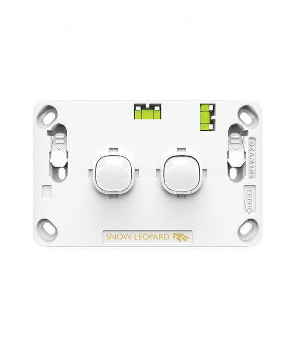 Snow Leopard 2 Gang Horizontal Switch no civer