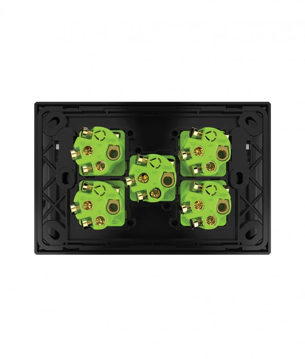 Snow Leopard 5 Gang Horizontal Switch back