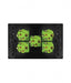 Snow Leopard 5 Gang Horizontal Switch back