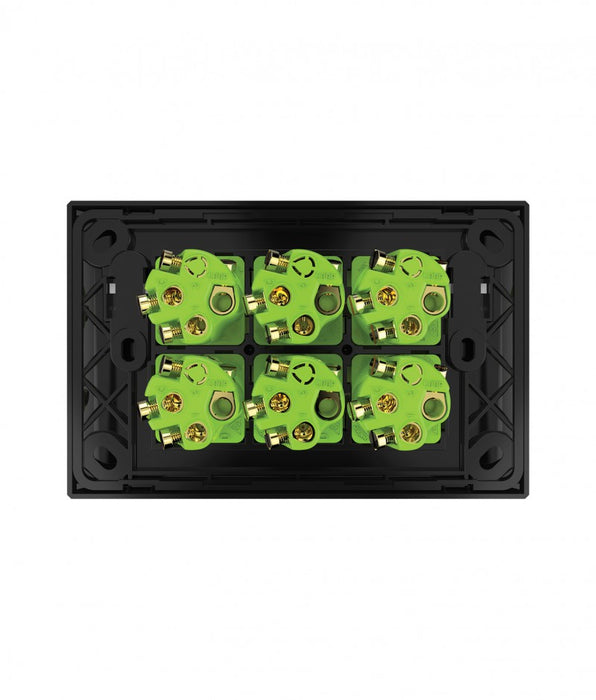 Snow Leopard 6 Gang Horizontal Switch back