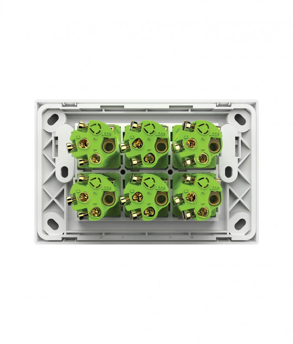 Snow Leopard 6 Gang Horizontal Switch back