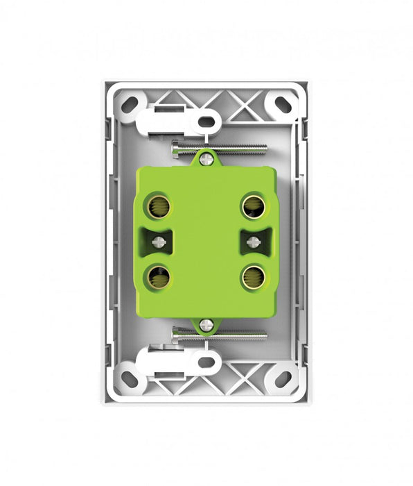 Snow Leopard 45a Double Pole Vertical Cooker Switch rear