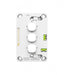 Snow Leopard 3 Gang Grid & Plate
