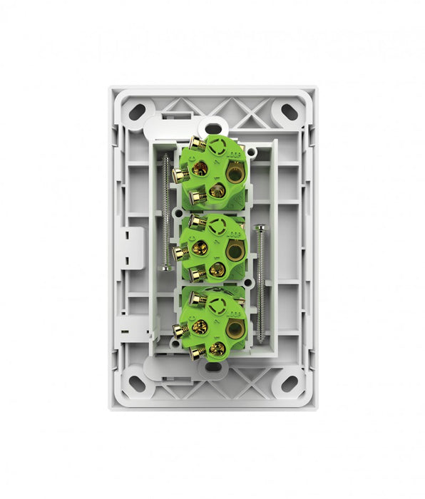 Snow Leopard 3 Gang Vertical Switch back