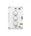 Snow Leopard 3 Gang Vertical Switch no cover