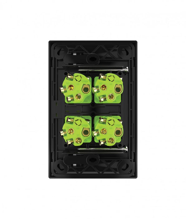 Snow Leopard 4 Gang Vertical Switch rear