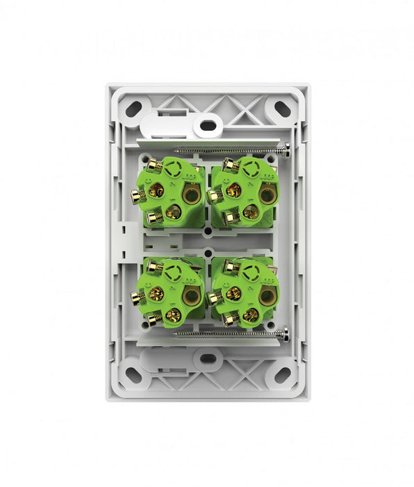 Snow Leopard 4 Gang Vertical Switch rear