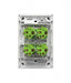 Snow Leopard 4 Gang Vertical Switch rear
