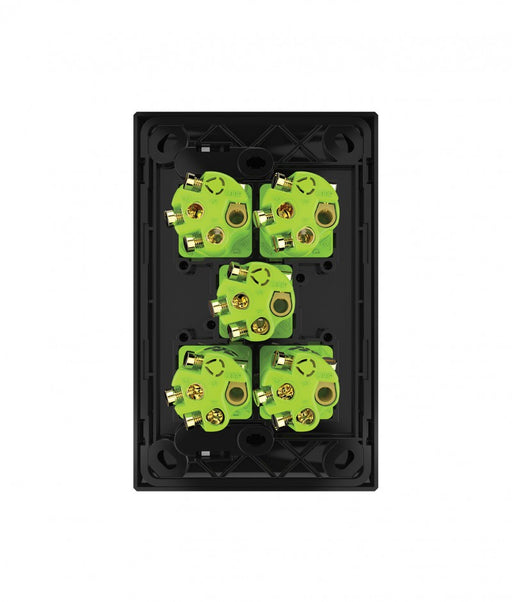 Snow Leopard 5 Gang Vertical Switch back