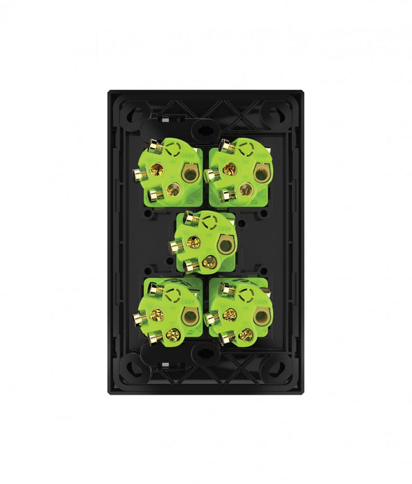 Snow Leopard 5 Gang Vertical Switch back
