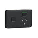 clipsal iconic single powerpoint with extra switch cover plate