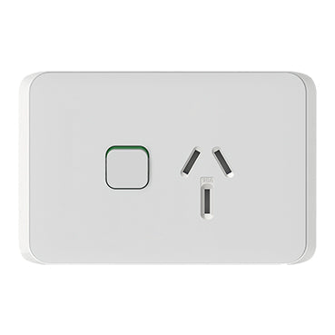 clipsal iconic single powerpoint cover plate