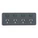clipsal iconic quad powerpoint cover plate