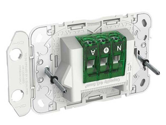 clipsal iconic double power point outlet with dual a c usb vivid white
