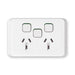 clipsal iconic double powerpoint outlet vertical 1