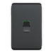 clipsal iconic cooker switch plate cover only black