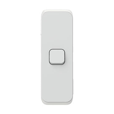 clipsal iconic 1 gang architrave switch plate skin only cool grey