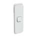 clipsal iconic 1 gang architrave switch plate skin only cool grey