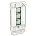 clipsal iconic 3 gang gridplate and mechanism