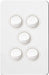 Hager Silhouette Complete Switch - 5 Gang
