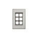 clipsal saturn series grid and plate assembly 6 gang 4036vh hs