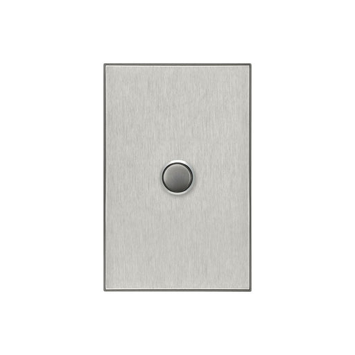clipsal saturn 1 gang switch plate cover only horizon silver