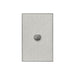 clipsal saturn 1 gang switch plate cover only horizon silver