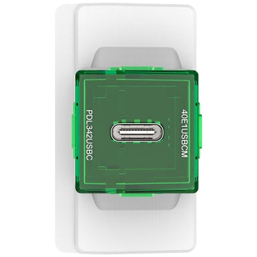 clipsal 40 series usb type c fast charger module