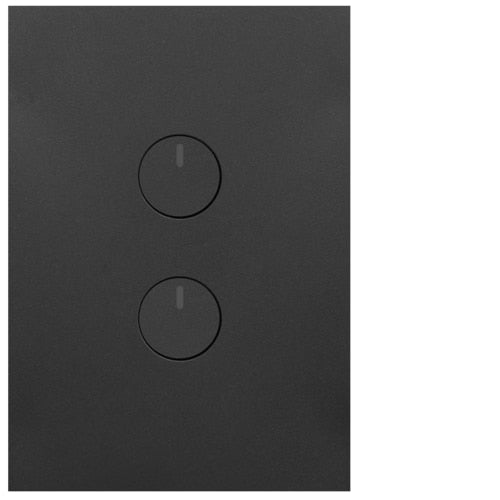 Hager Finesse 2 Gang Push Button Switch