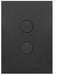 Hager Finesse 2 Gang Push Button Switch