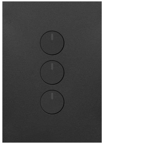 Hager Finesse 3 Gang Push Button Switch