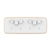 clipsal iconic essence quad powerpoint with extra switches cover only