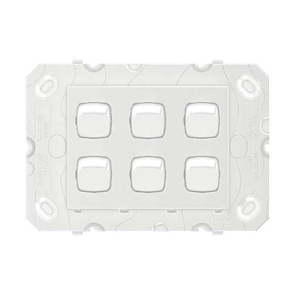 HPM Legrand Arteor 770 - 6 Gang Rocker Switch