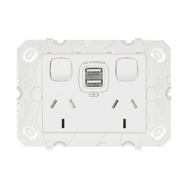 Universal Powerpoint Plug USB Powerpoints | USB Outlets | Type A & C Powerpoint | USB GPO ...