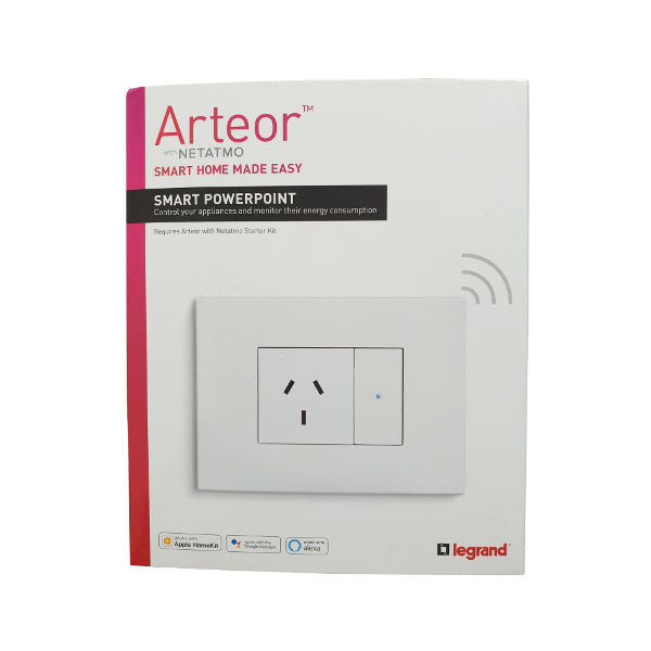 HPM Legrand Arteor With Netatmo - Smart Single Power Point