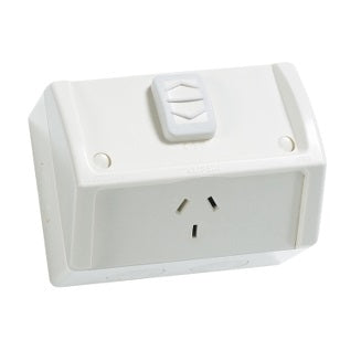 Iconic Weatherproof Extra Switch Clipsal Outdoor Powerpoints & Switches | Iconic & Weathershield ...