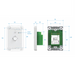 Powermesh 1 Button Multi Purpose Switch Vertical 5AX
