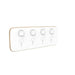 clipsal iconic essence quad powerpoint outlet cover only
