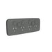 clipsal iconic essence quad powerpoint with extra switches cover only