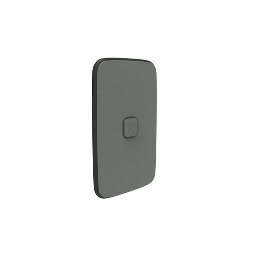 clipsal iconic 1 gang switch plate skin only artic white