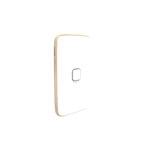clipsal iconic 1 gang switch plate skin only artic white
