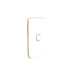clipsal iconic 1 gang switch plate skin only artic white